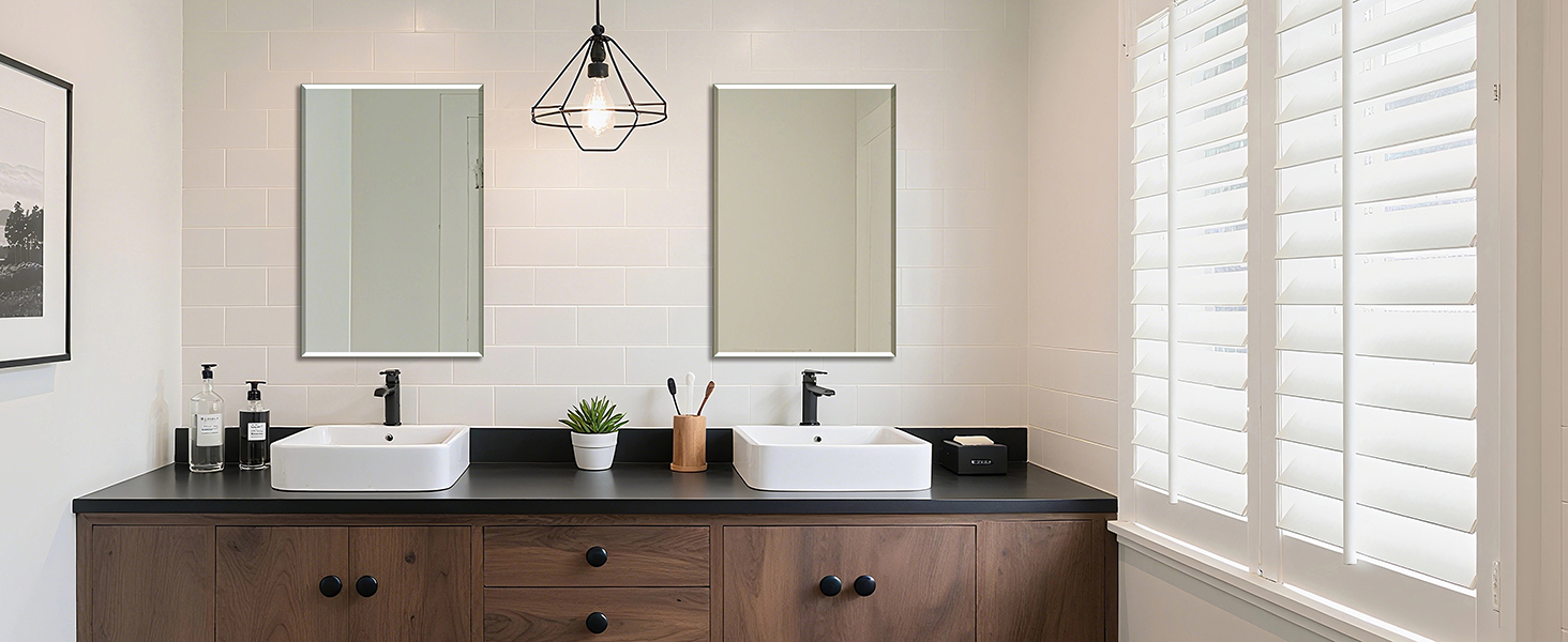 bathroom mirror