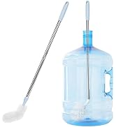 MBJRFU 2 Pack Stainless Steel Bucket Brush, Long Handle Cleaning Brush, Bendable and Replaceable ...