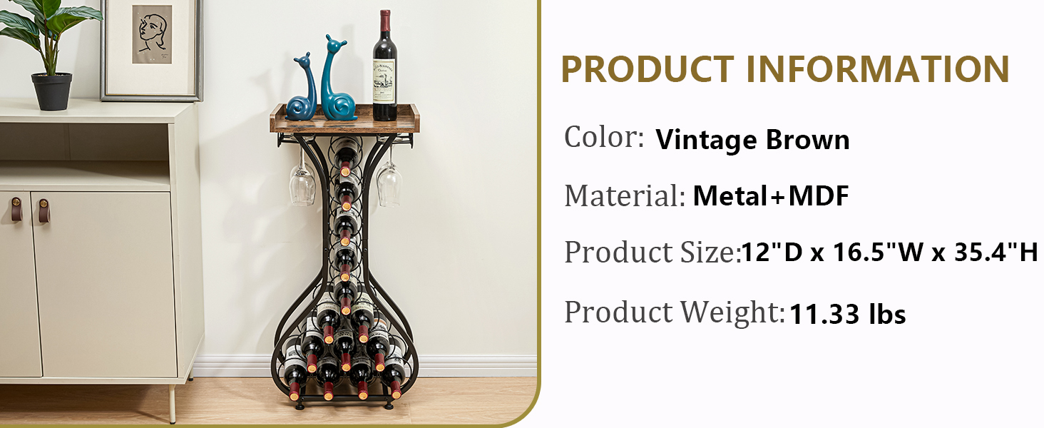 mini bar wine rack
