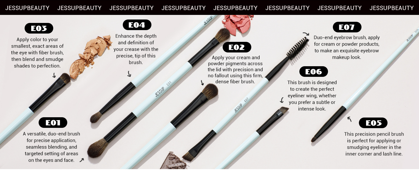 eye makeup brushes
