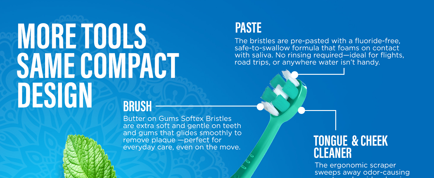 Disposable toothbrush Gurunanda