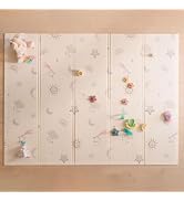 Nuby Reversible Baby Floor Mat, 77" x 58" - Foldable and Lightweight Baby Play Mat for Floor - Ea...