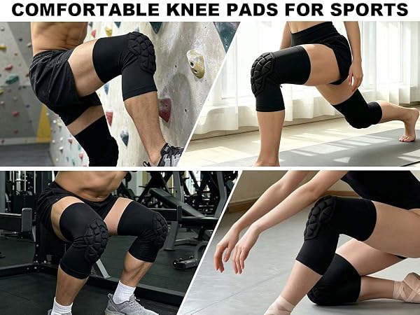 Soft knee pads for climbing, dance, yoga, weightlifting, cycling, mtb, bike, volleyball, wrestling