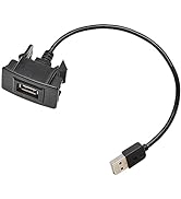 Anina USB Port Car Charger for Honda, Male to Female USB Power Socket Adapter, Panel Flush Mount ...