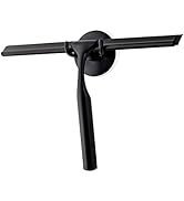 Ettori Shower Squeegee for Glass Doors, Squeegee for Shower Glass Door, Window and Car Glass, Mir...
