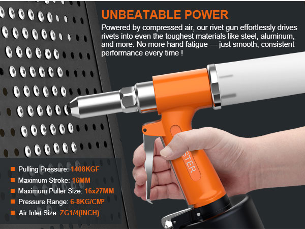 Pneumatic air rivet gun