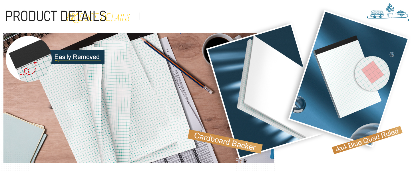 Graph Paper Pads 8.5 x 11