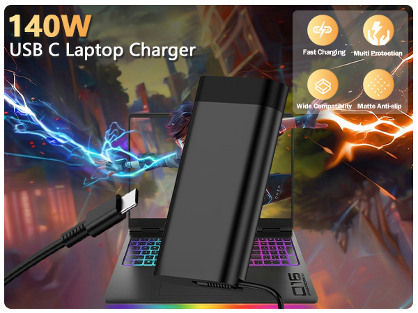 140W USB C Laptop Charger