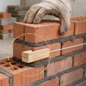 Wood Masonry String Line Block