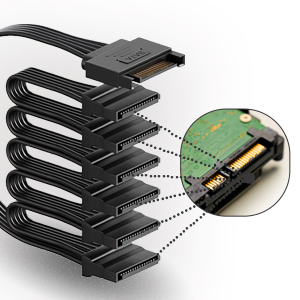 Sata power splitter 1 to 6