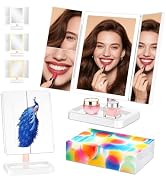 BERTHALESS Makeup Mirror Vanity Mirror with Lights, 1X, 2X, 3X Magnification, 3 Color Lighting,To...