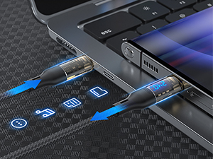 240W USB C cable with LED display