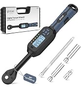 VCAN ACTIVE 3/8 Torque Wrench Digital (5.02-99.6 Ft.Lb)±2% High accuracy Spark Plug Socket & Tire...