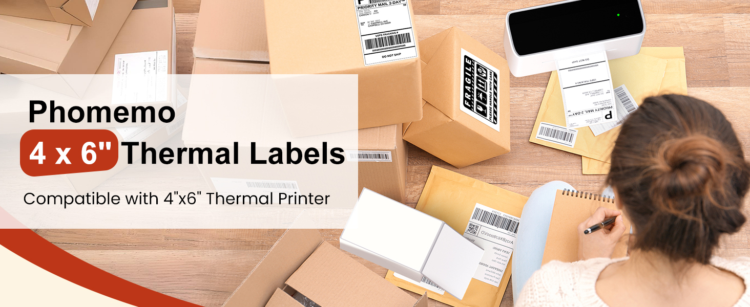 4x6 Thermal Label Printer Paper