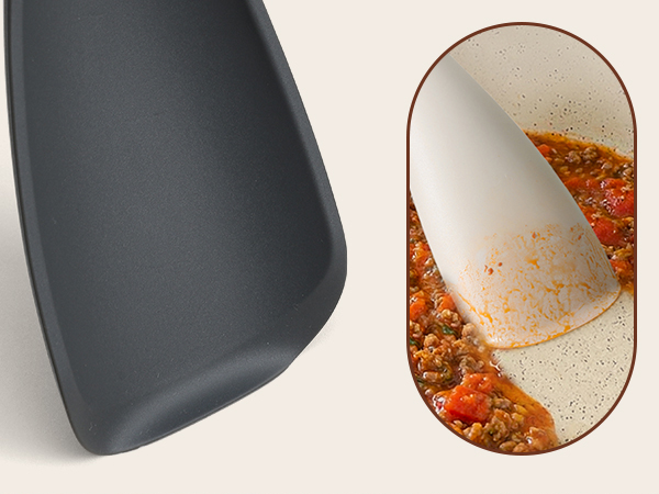 Safe For Nonstick, Ceramic, Cast iron Coated Cookwares