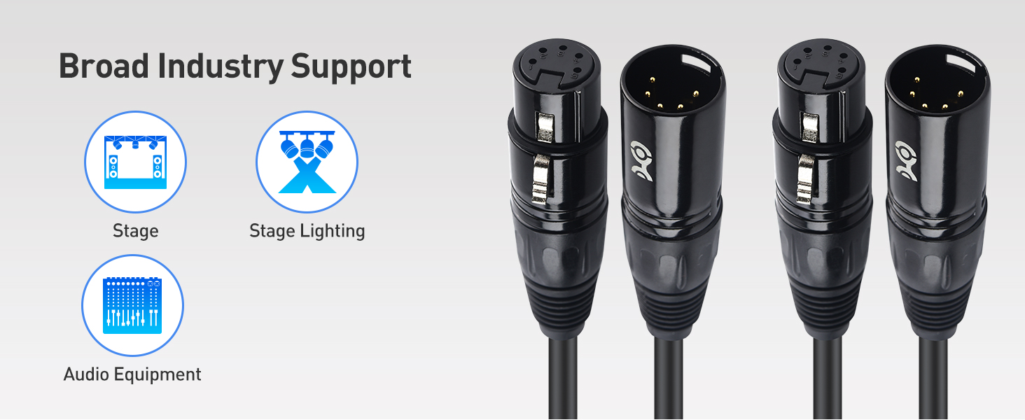 5-Pin XLR DMX Cable