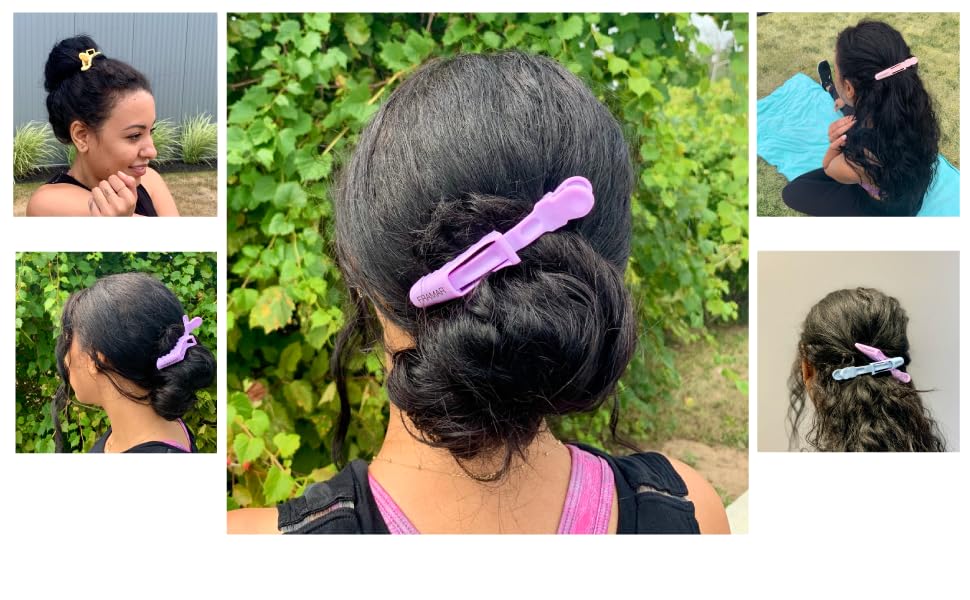 Styling Hair Clips Barber Clips Crocodile Clips For Hair Clips For Makeup Gator Clips Hair Clipa