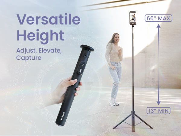 foldable tripod selfie stick for travel