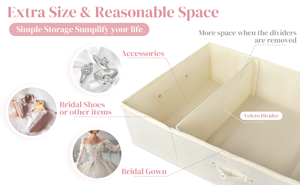 Breathable Wedding Dress Preservation Box