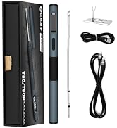ALIENTEK Soldering Iron Kit, 100W Fast Heating T80/T80P Digital Soldering Iron PD/QC,Type-C Porta...