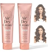 dssuoa 2Pcs Air Dry Cream,Air Dry Cream for Hair,Smoothing Styling Cream,Professional Hair Care C...