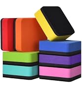 PRZRU Mini Dry Erase Eraser, 8 Pack Magnetic Whiteboard Dry Erase Erasers- Ideal for Kids, Teache...