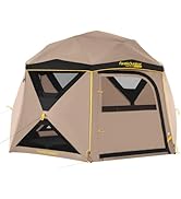 FanttikOutdoor Alpha C6 Ultra Instant Cabin Tent 6 Person Pop Up Camping Tent Setup in 60 Seconds...