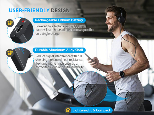 headphone amp Rechargeable