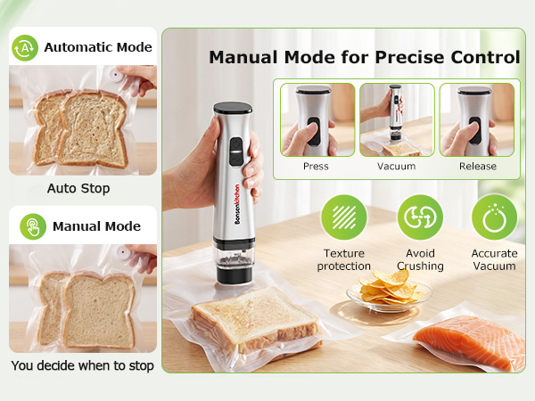 Bonsenkitchen handheld vacuum sealer