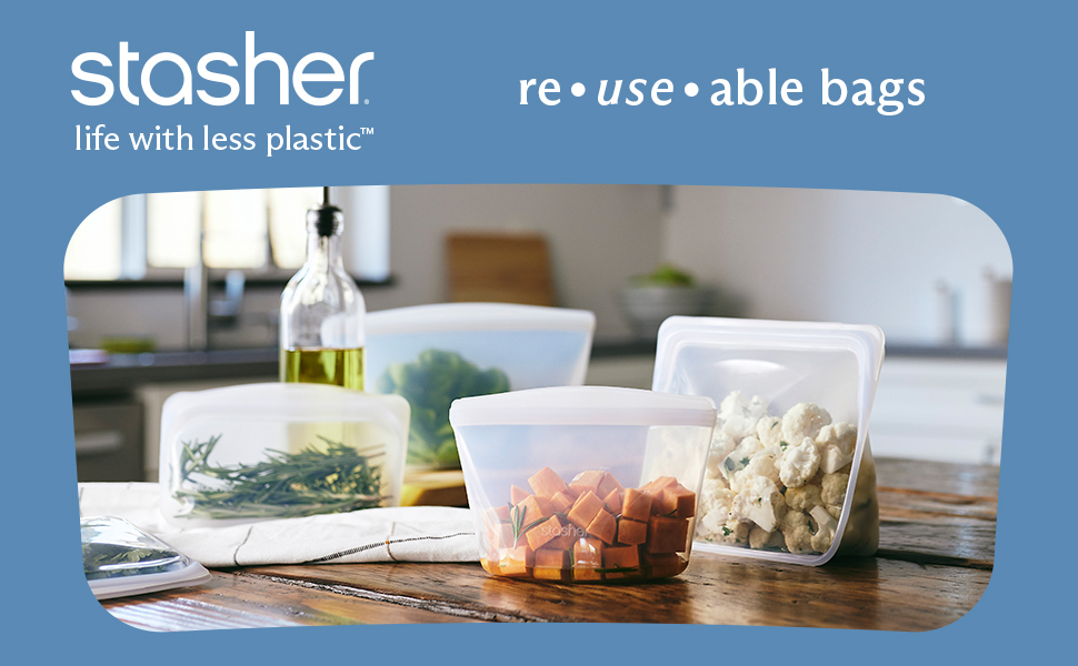 stasher reusable bags