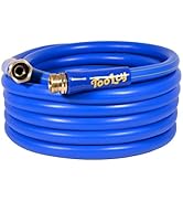 TOOLCY Garden Hose 25 ft x 5/8", Water Hose Heavy Duty, All-weather, Leakproof, Durable Gardening...