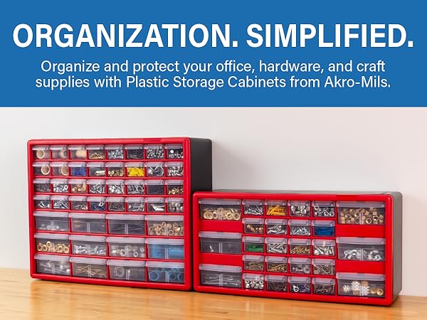 organization simplified. Organize and protect your office, hardware and craft supplies