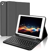 Keyboard Case for iPad 9th/8th/7th Generation 10.2 inch 2021/2020/2019, Slim Smart Folio Case wit...