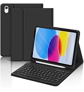 KBCASE Keyboard Case for iPad A16 11 inch 2025 / 10th Generation 10.9 inch 2022, Detachable Wirel...