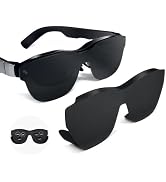 PonJel Light Blockers for Rayneo Air 3S Air 2S AR Glasses, Universal Soft Silicone Glasses Lens S...