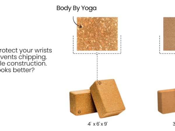 yoga blocks 2 pack
