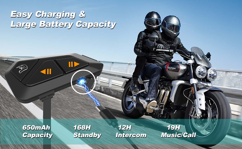 FreedConn FG Motorcycle Bluetooth Headset