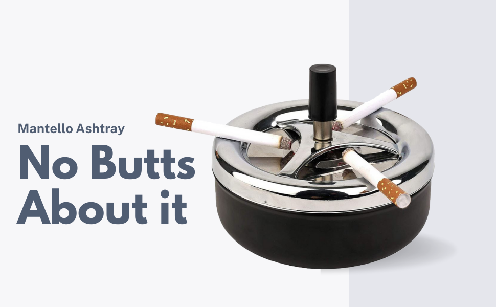 spinner ashtray large ash tray telescoping round ash tray