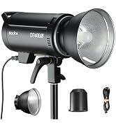Godox DP400III Studio Flash 400W 5600K Bowens Mount Strobe Light with Standard Reflector for Wedd...