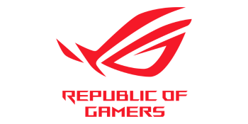 Republic of gamers logo in red