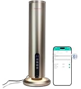 Cordless Waterless Aromatherapy Diffuser for Home, Office & Spa, Bluetooth Scent Machine with Tim...