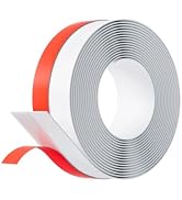 Pluden 36FT Weather Stripping Door Seal - 2" Silicone Door Draft Seal Tape for Gaps Under Door We...