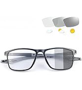 Vepiant Photochromic Progressive Multifocus Reading Glasses Spring Hinges Transition Sunglasses A...