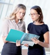 Presentation Books, 2 business ladies