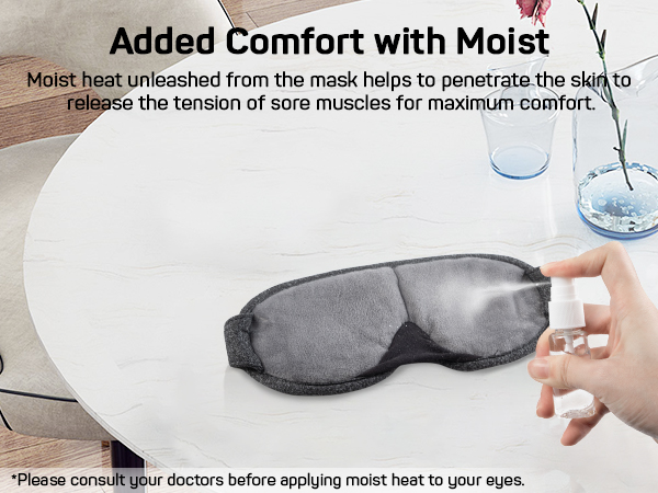 heated eye mask