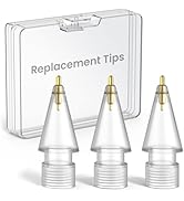 Delidigi 3 Pack Replacement Tips Compatible with Apple Pencil Pro/2nd Generation/1st Gen/USB C, W...