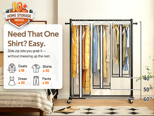 Garment Bags for Hanging Clothes