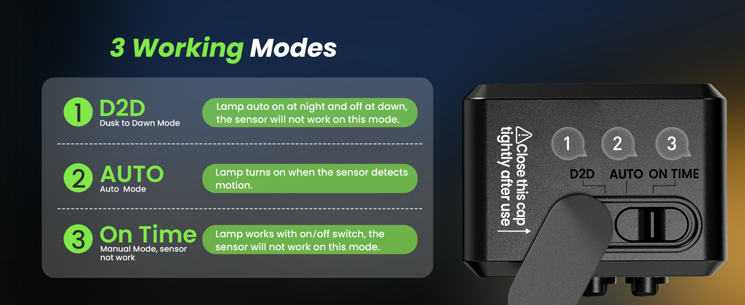 motion sensor outdoor lights