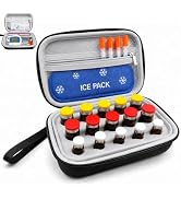 ZyCooom Peptide Case for Fridge, Peptide Case Bac Water for Peptides | Peptide Travel Case Fits 1...