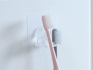 DeHUB Vacuum Pad Toothbrush Holder (2brush) VTB2-CC60
